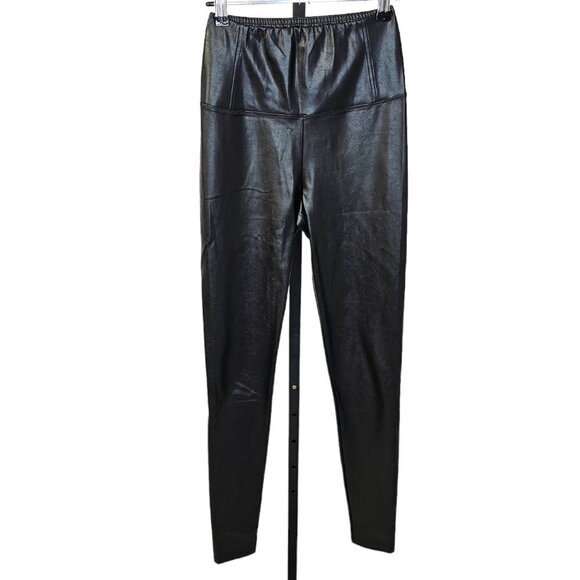 Aritzia Wilfred Free Daria Vegan Leather High Waisted Leggings Pants Size Small - Picture 1 of 7